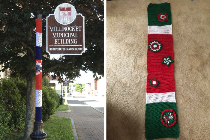Holiday Lamp Post Decorations