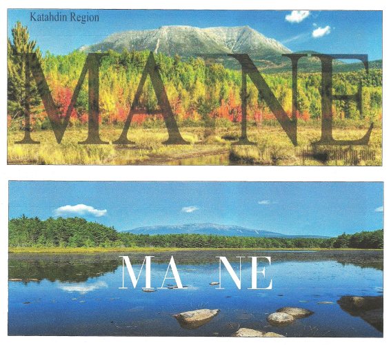 “I” Love Maine Sign